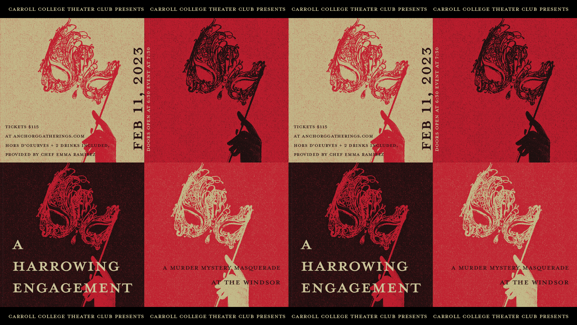 A Harrowing Engagement: A Murder Mystery Masquerade