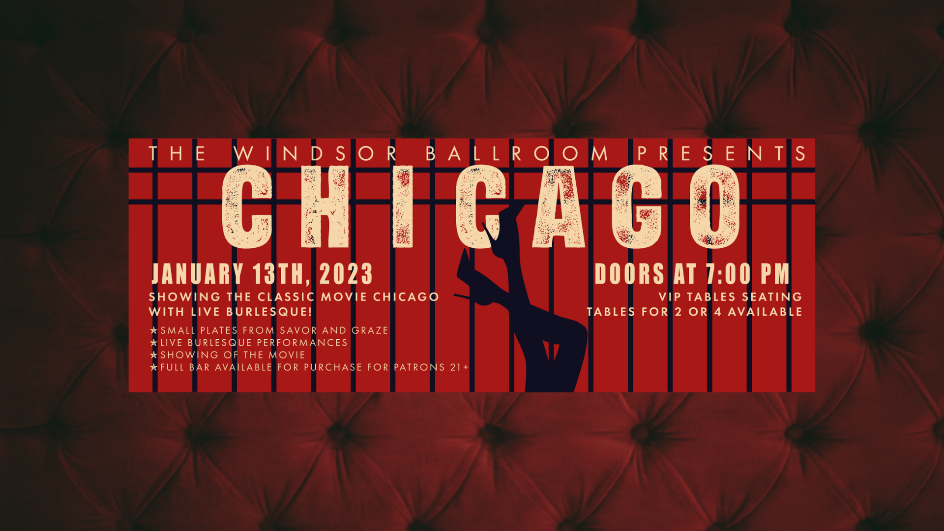 Chicago! With Live Burlesque Performances
