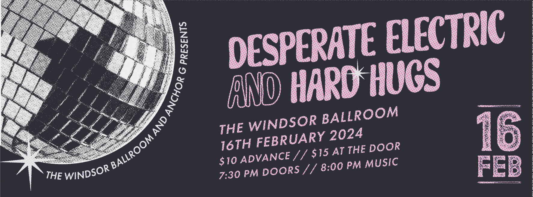Desperate Electric and Hard Hugs LIVE from the Windsor Ballroom