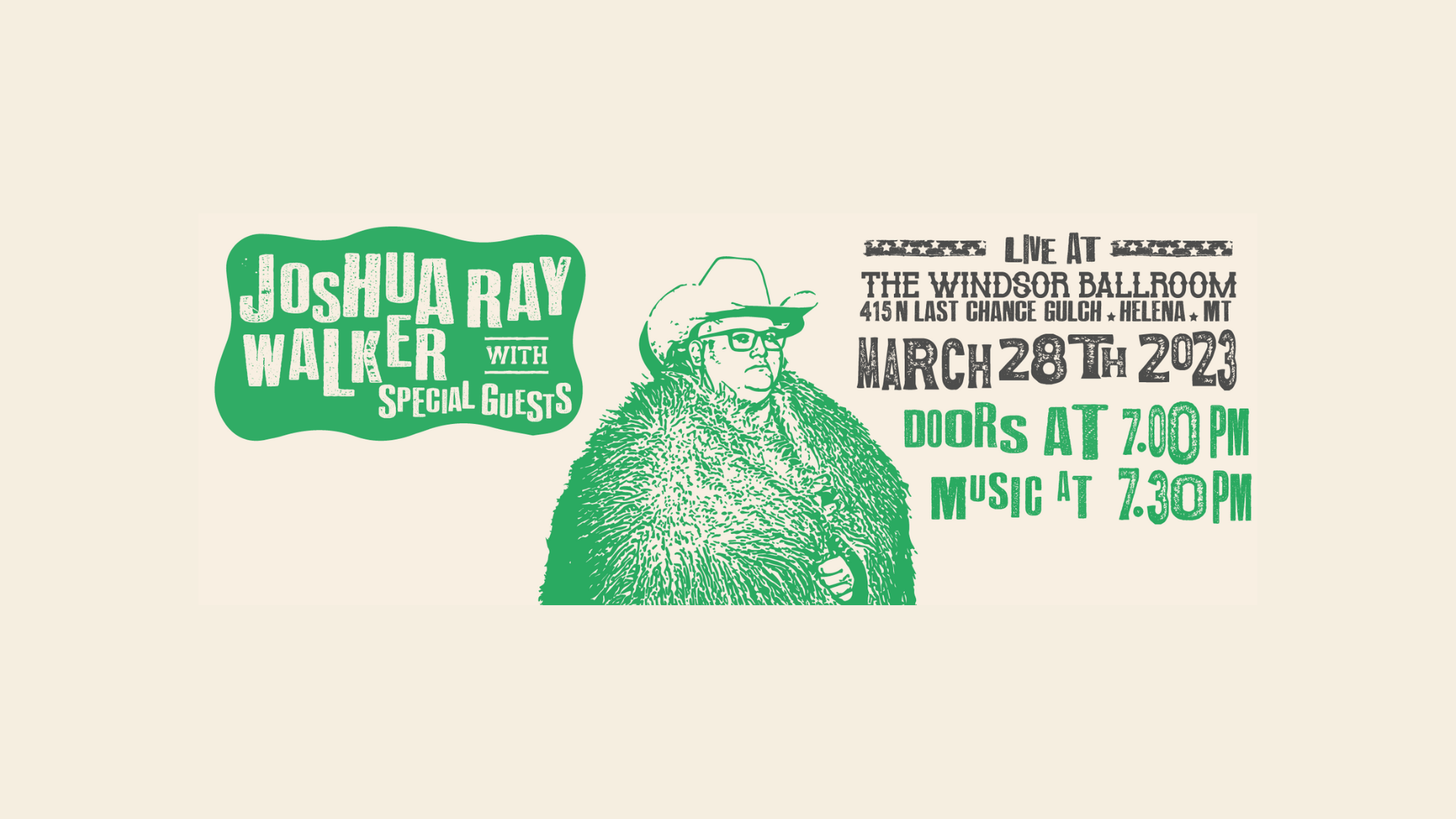 Joshua Ray Walker Live at the Windsor Ballroom