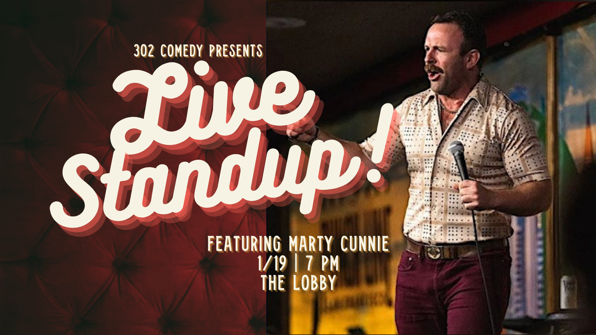 Live Stand Up with Marty Cunnie