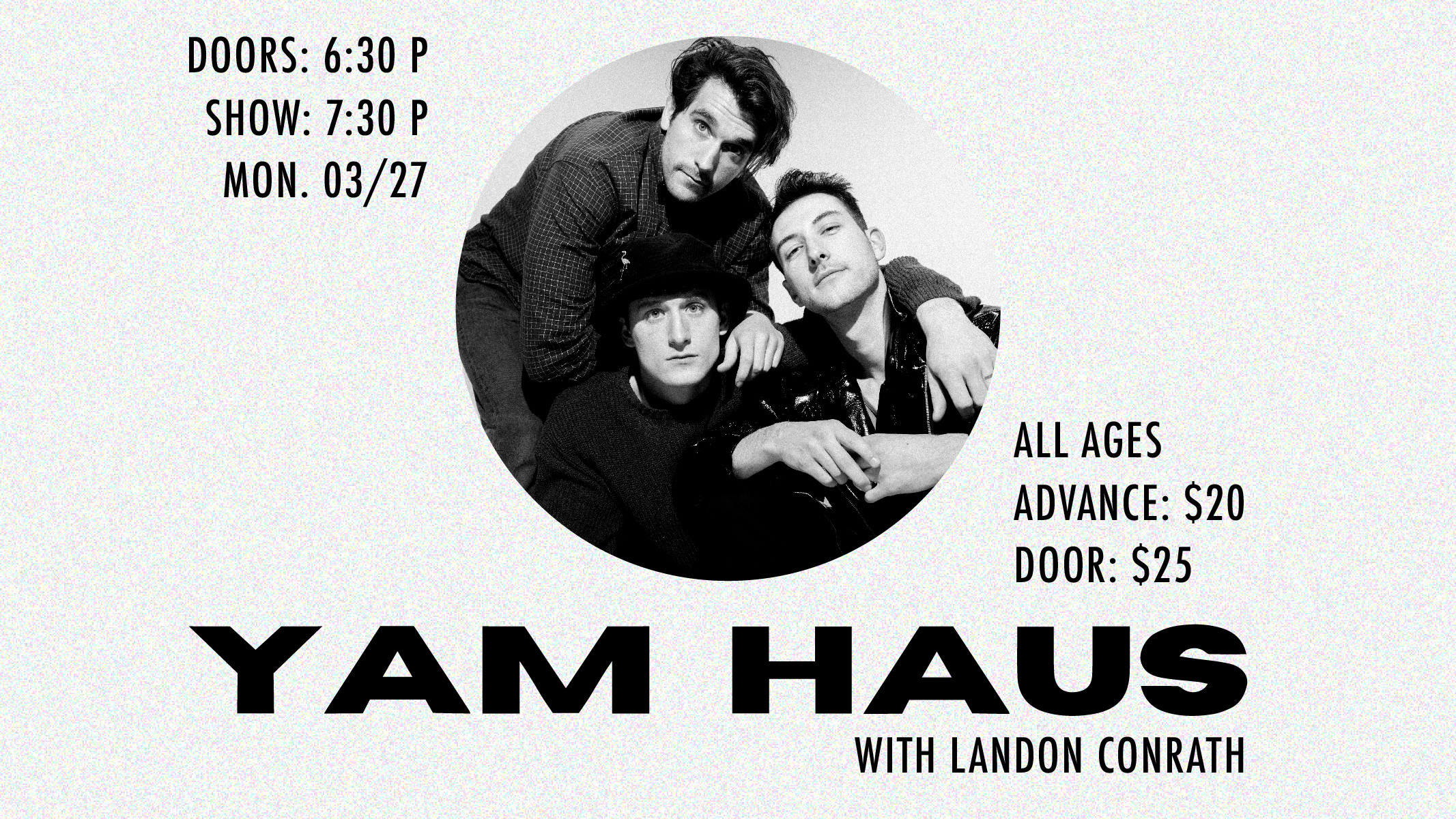 Yam Haus with special guest Landon Conrath